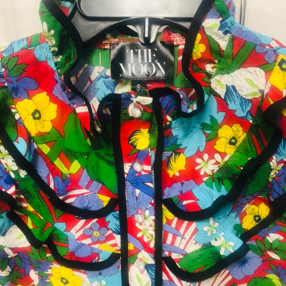 FLORAL BLOUSE - Picture 3 of 4